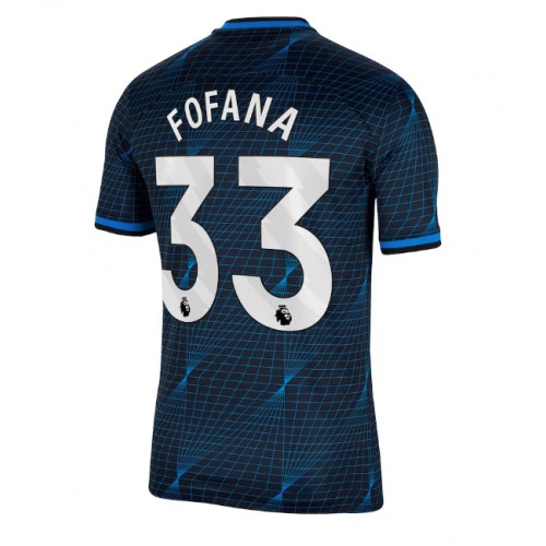 Fotballdrakt Herre Chelsea Wesley Fofana #33 Bortedrakt 2023-24 Kortermet